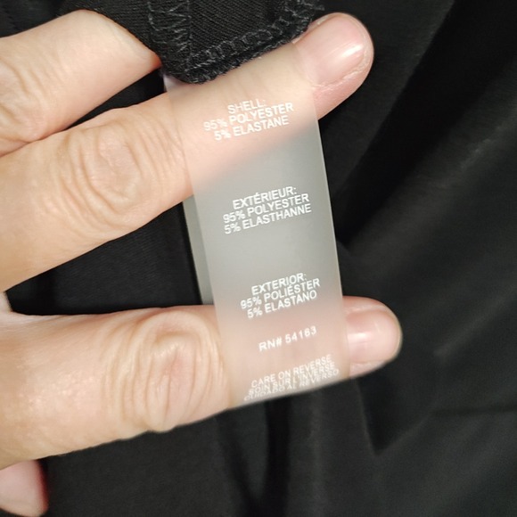 Tommy Hilfiger Dress‎ Elbow Sleeve Twist Waist  Black New 2 - Picture 11 of 15